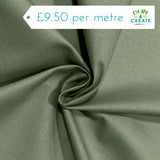 Canvas in Plain Sage (100% Cotton)