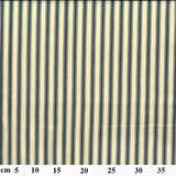Canvas Ticking Stripe Dark Grey (Cotton)