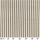 Canvas Ticking Stripe Grey (Cotton)