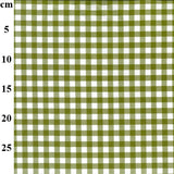 Gingham 9mm 100% Yarn Dyed Cotton in Green