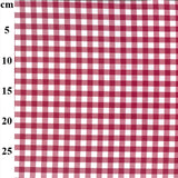 Gingham 9mm 100% Yarn Dyed Cotton in Magenta
