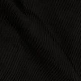 Cord (Cotton 4.5 Wale) in Plain Black