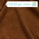 Cord (Cotton 4.5 Wale) in Plain Hazel