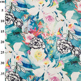 Denim with Stretch Floral Wonder