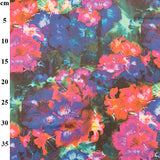 Denim with Stretch Big Floral Brights