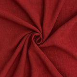 Linen Viscose Slub in Plain Carmine Red