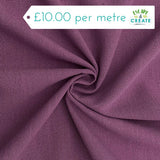 Linen Viscose Slub in Plain Mauve