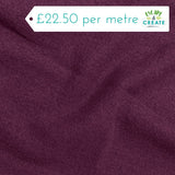 Wool (100% Boiled) in Plain Dewberry