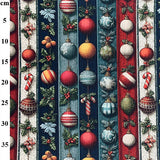 Cotton Christmas Bauble Stripe