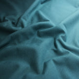 REMNANT Jersey in Plain Teal (Cotton) (140cm wide x 162cm)