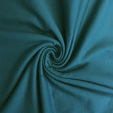 REMNANT Jersey in Plain Teal (Cotton) (140cm wide x 162cm)