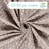 Jersey Ditsy Floral Rose Pink (Cotton)