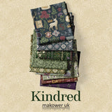 Makower Kindred Foulard on Blue