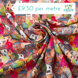 Needlecord (100% Cotton) Townhouses by Little Johnny