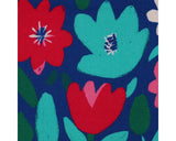 Needlecord (100% Cotton) Midnight Bloom by Little Johnny