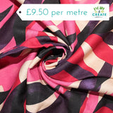 Viscose Twill Pinks Bamboo by Little Johnny (Viscose/Cotton)