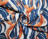 Viscose Twill Brushstrokes by Little Johnny (Viscose/Cotton)