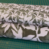 Cotton Lawn Leafy Petite in Green