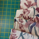 Linen Blend Irises (Viscose)