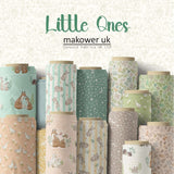 Makower Little Ones Hugs Teal