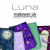 Makower Luna Constellation on Purple