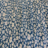 Lyocell Daisy Lilac Mini on Blue