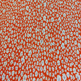 Lyocell Daisy Lilac Mini on Red