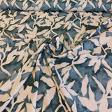 Lyocell Leafy Grande in Denim