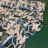 Lyocell Leafy Grande in Denim