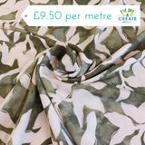 Lyocell Leafy Grande in Green