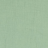 Double Gauze Dobby in Plain Soft Green 100% Cotton