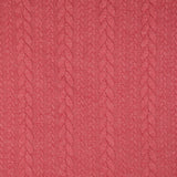 Cable Knit Jacquard in Strawberry