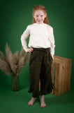 Viscose Twill Yarn Dyed Check in Black & Tan