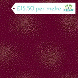 Andover Spritz Metallic Burgundy