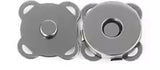 Magnetic Clasps Extra Small 14mm Gun Metal (Sew In)