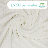 Minky Dimple Fleece in Ivory
