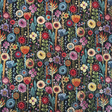 Tapestry Cotton Blend Kew Gardens Ebony