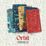Makower Orbit Galaxy Blue