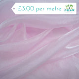 Organza in Plain Candy Pink