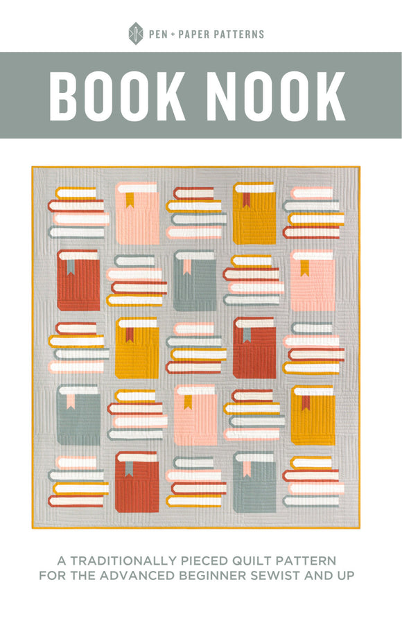 Pen & Paper Book Nook Quilt Pattern