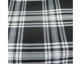 Tartan Menzies Black (Poly/Viscose)