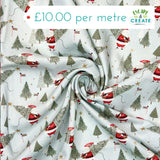 Cotton (Panama Canvas) Father Christmas (Trees)
