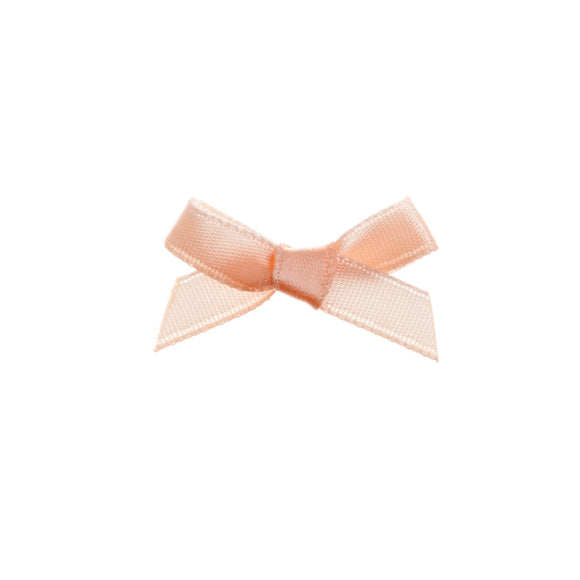 Ribbon Bow 7mm in Light Peach