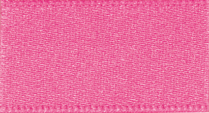 Ribbon Double Faced Satin 7mm Col 52 Hot Pink