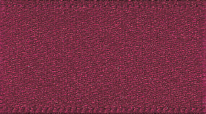 Ribbon Double Faced Satin 3mm Col 405 Burgundy