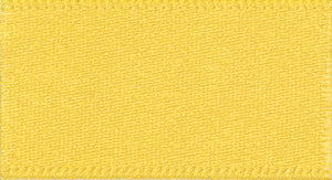 Ribbon Double Faced Satin 3mm Col 679 Yellow