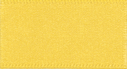 Ribbon Double Faced Satin 3mm Col 679 Yellow