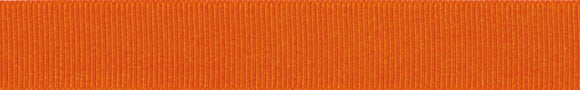 Ribbon Grosgrain 16mm Plain Col 9139 Tango Orange