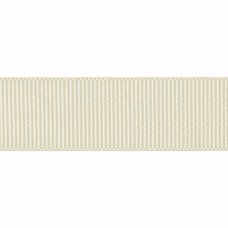 Ribbon Grosgrain 12mm Plain Cream