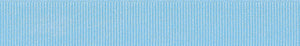 Ribbon Grosgrain 16mm Plain Col 9510 Sky Blue